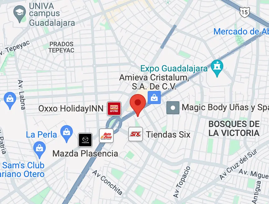 Av. Mariano Otero 1917 Local 12D Victoria, 45089 Zapopan, Jal., México